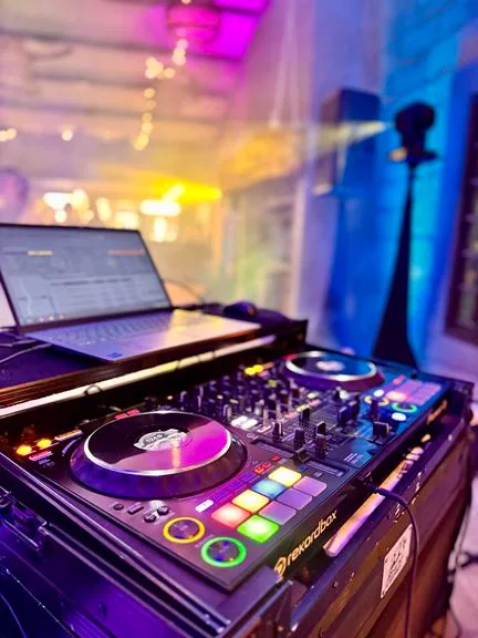KZN Midlands Wedding DJ setup at Netherwood Farm