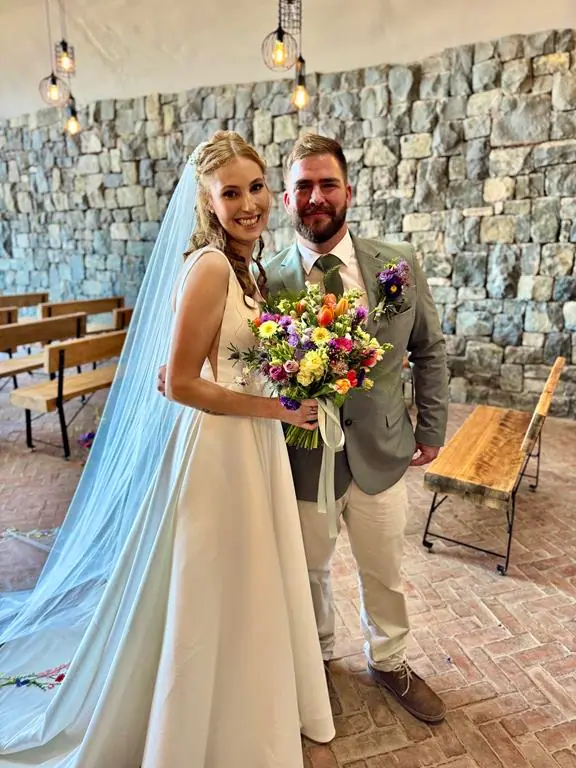 KZN Midlands Wedding DJ lighting rig at Brahman Hills