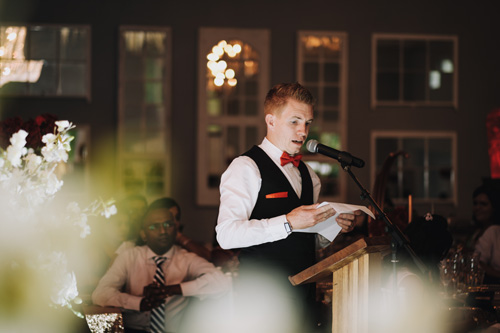 Wedding MC in KZN - Jarryd Sunkel is a professional MC for Weddings and Corporate Events